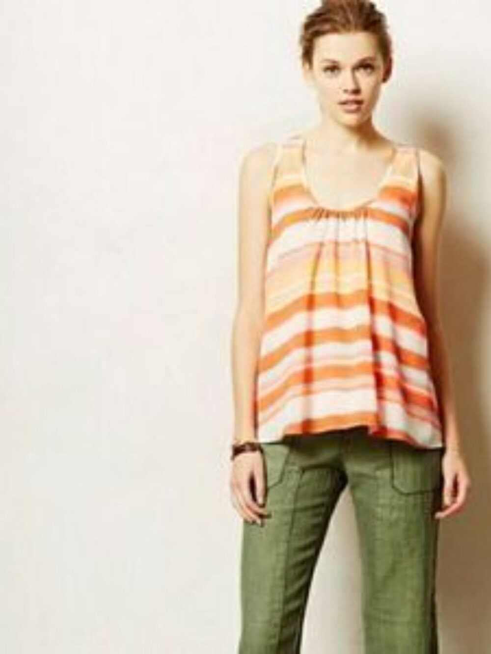 Anthropologie Meadow Rue Small Merlin Layer Swing Back Tank Size Medium